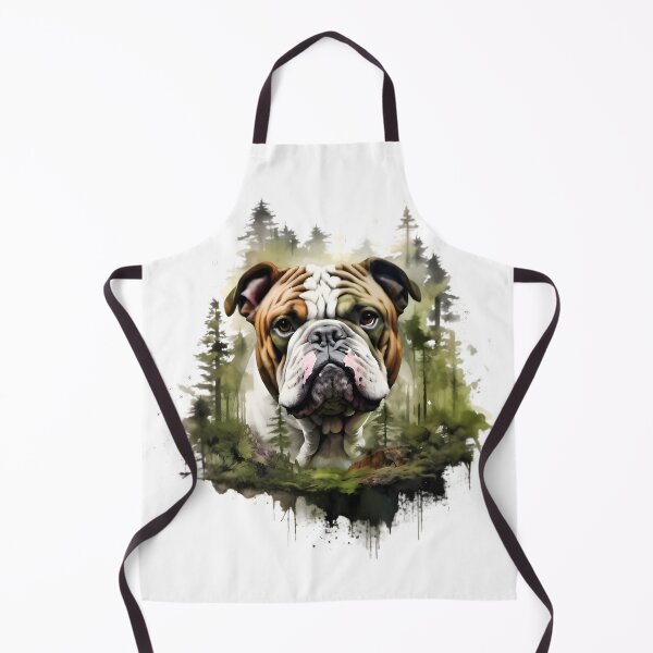 Item preview, Bulldog in ink painting designed and sold by forget45studio.