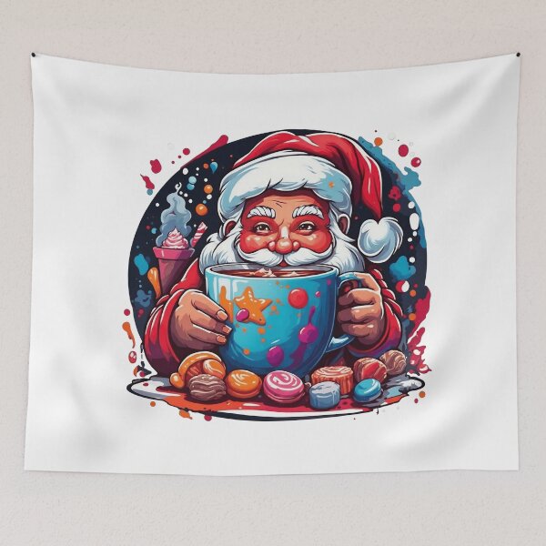 Item preview, Red-Nosed Elegance: Santa's Timeless Appeal designed and sold by Misterpng.