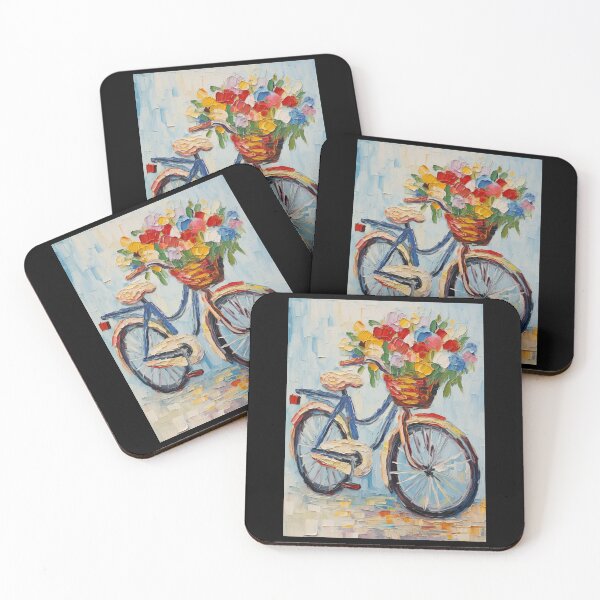 Item preview, Bicycle With Flowers designed and sold by ErdmanBerge.