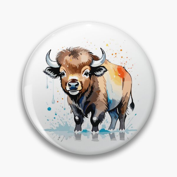 Item preview, American Bison Baby designed and sold by BabyArtWorld.