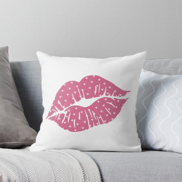 Item preview, Hot Pink Lipstick Lips Kiss  designed and sold by LionessLove.