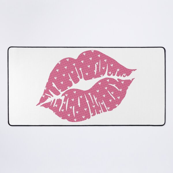 Item preview, Hot Pink Lipstick Lips Kiss designed and sold by LionessLove.