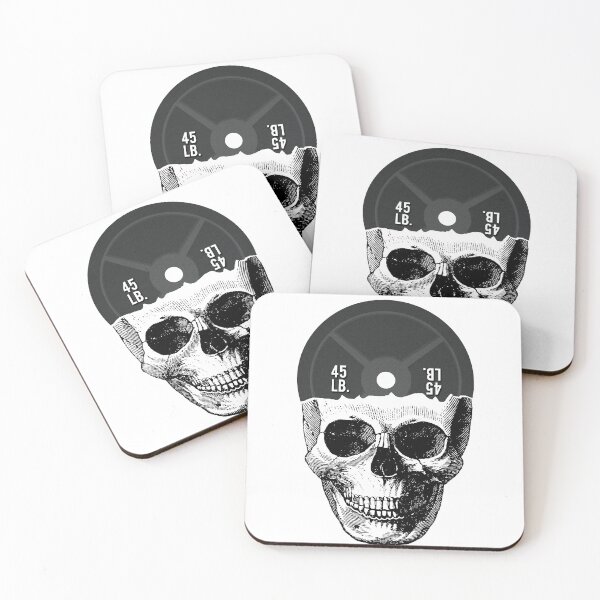 Item preview, Weight Plate Skull Training Fitness Bodybuilding  designed and sold by idovedesign.