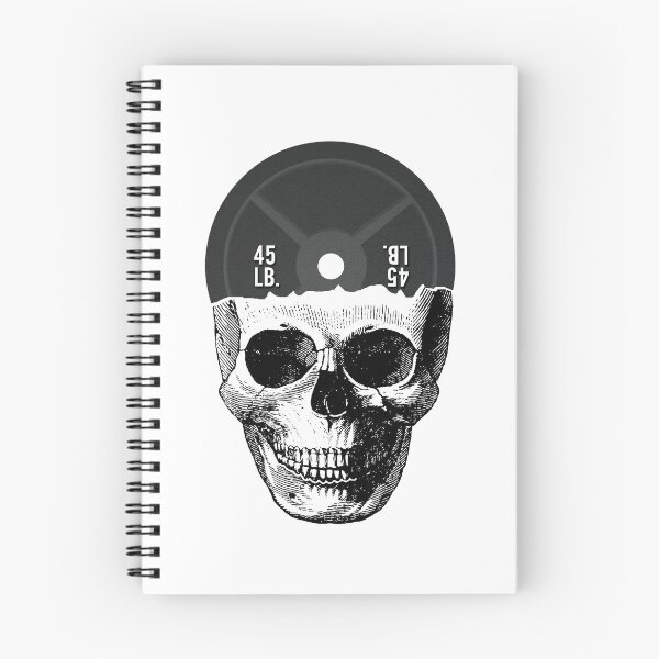 Item preview, Weight Plate Skull Training Fitness Bodybuilding  designed and sold by idovedesign.