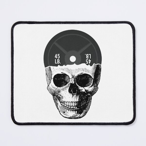 Item preview, Weight Plate Skull Training Fitness Bodybuilding designed and sold by idovedesign.