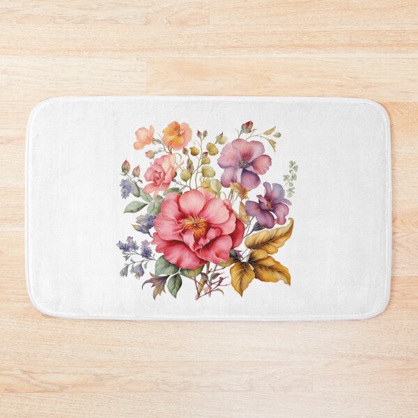 Item preview, Watercolor vintage floral motifs designed and sold by porbenjaporn.