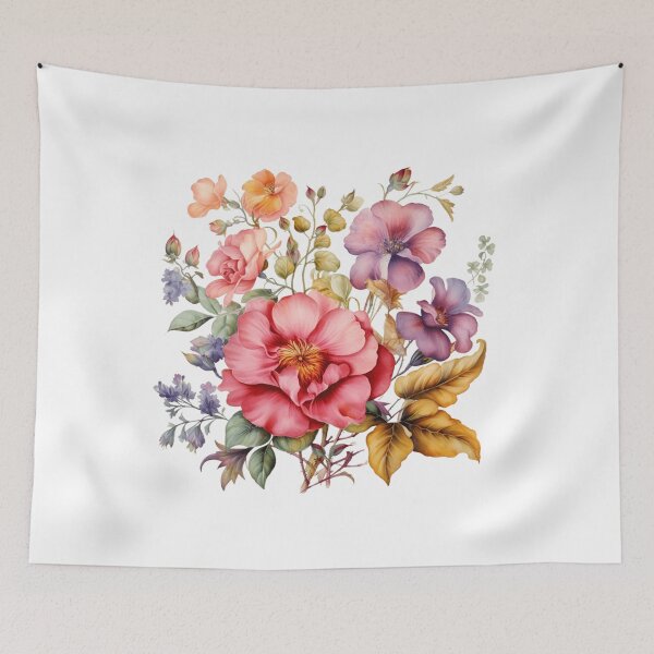 Item preview, Watercolor vintage floral motifs designed and sold by porbenjaporn.