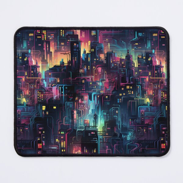 Item preview, Neon City Skylines Night time lights designed and sold by NikkofTime.