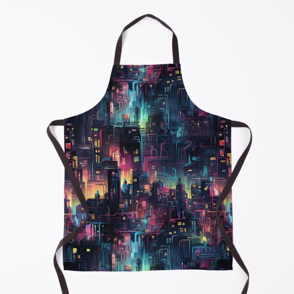 Item preview, Neon City Skylines Night time lights designed and sold by NikkofTime.