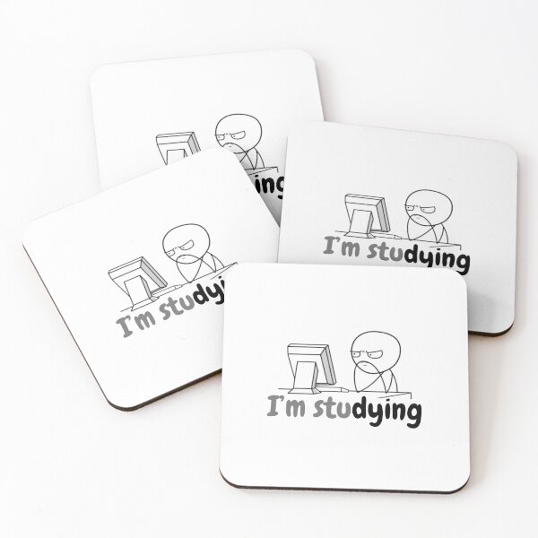 Item preview, I'm stu"dying" designed and sold by elegant-unicorn.
