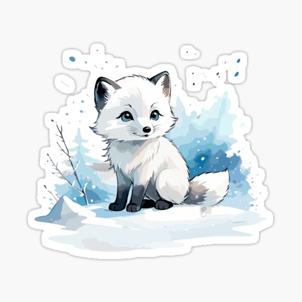 Item preview, Baby Arctic Fox designed and sold by BabyArtWorld.