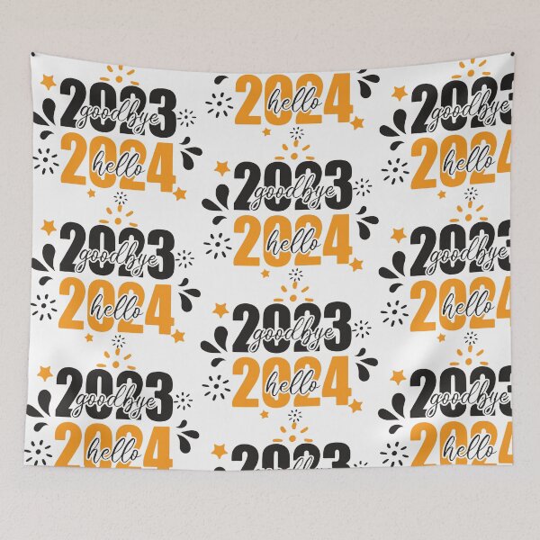 Item preview, Hi 2024 Bye 2023 designed and sold by Sania Adnan.