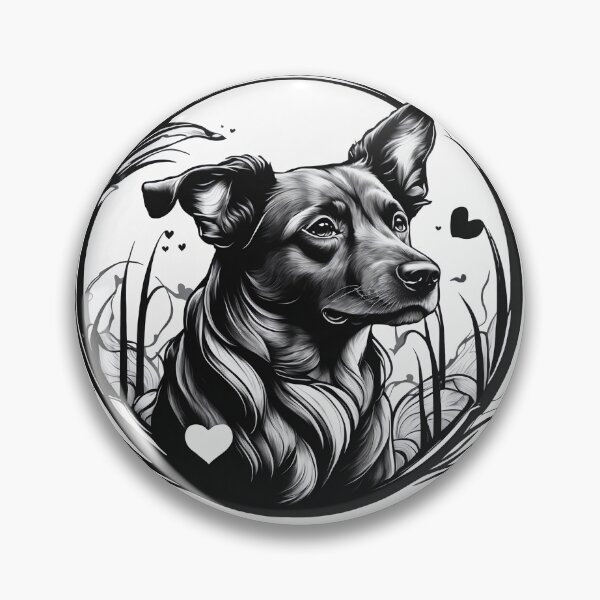 Artikelvorschau, Furry Embrace: Dog Love in Art Form entworfen und verkauft von Misterpng.