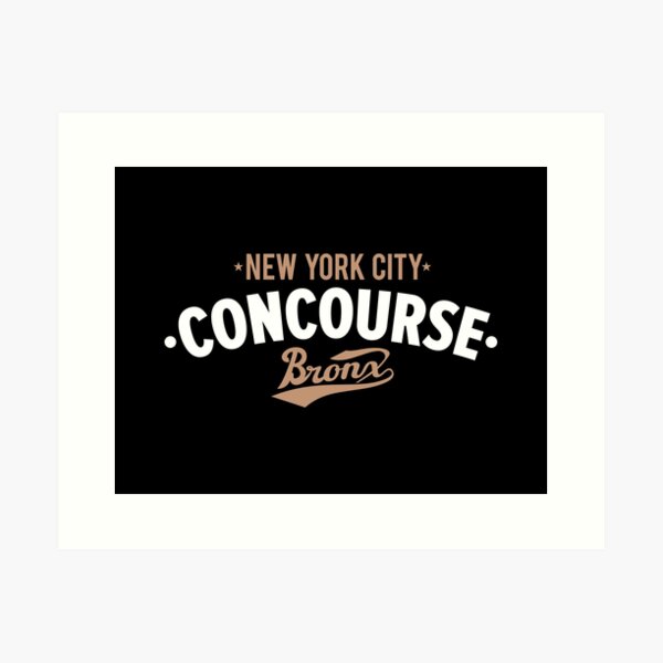 Artikel-Vorschau von Concourse Bronx Emblem - NY Lettering Apparel, designt und verkauft von Boogosh.