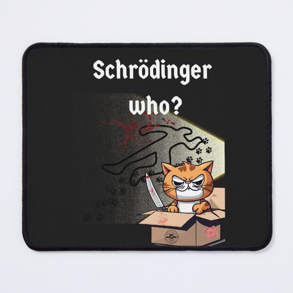 Item preview, Schrödingers cat crime scene designed and sold by t1n3333.