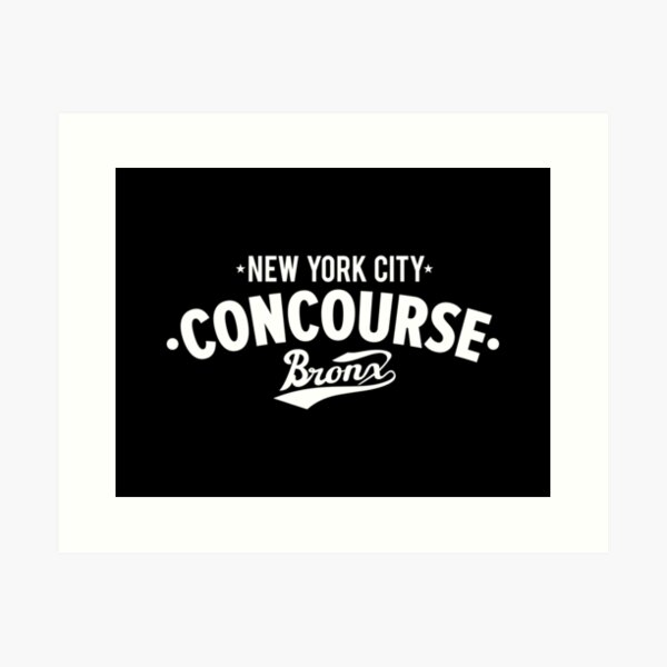 Artikel-Vorschau von Concourse Bronx Emblem - NY Lettering Apparel, designt und verkauft von Boogosh.