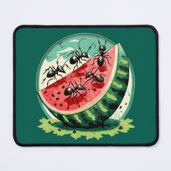 Item preview, Ants on Watermelon Illustration designed and sold by Corner-Distro.