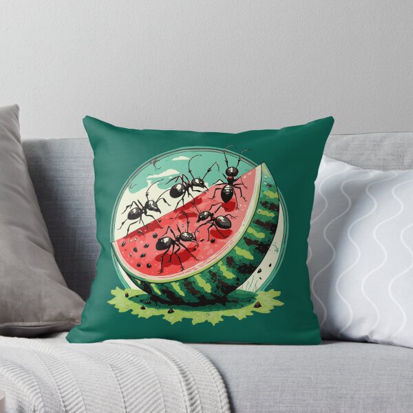 Item preview, Ants on Watermelon Illustration designed and sold by Corner-Distro.