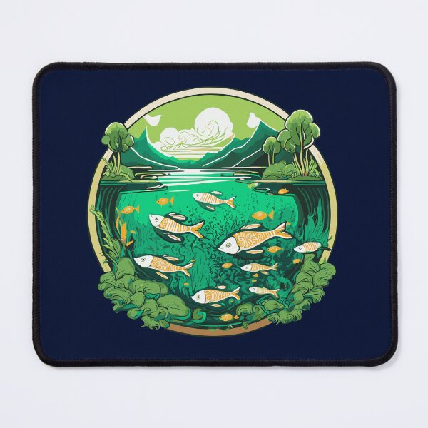 Item preview, Pond Illustration designed and sold by Corner-Distro.