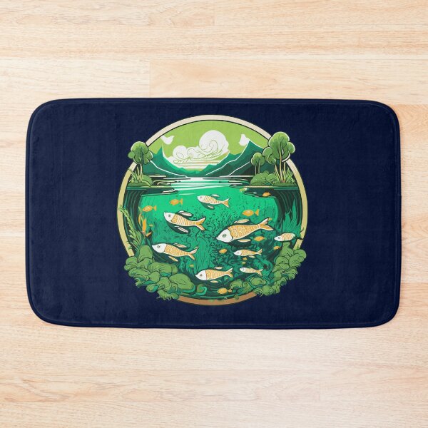 Item preview, Pond Illustration designed and sold by Corner-Distro.
