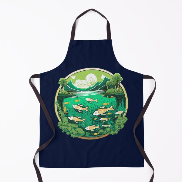 Item preview, Pond Illustration designed and sold by Corner-Distro.