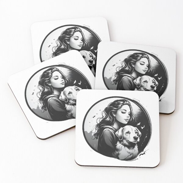 Item preview, Whisker Whimsy: Expressive Dog Love Art designed and sold by Misterpng.