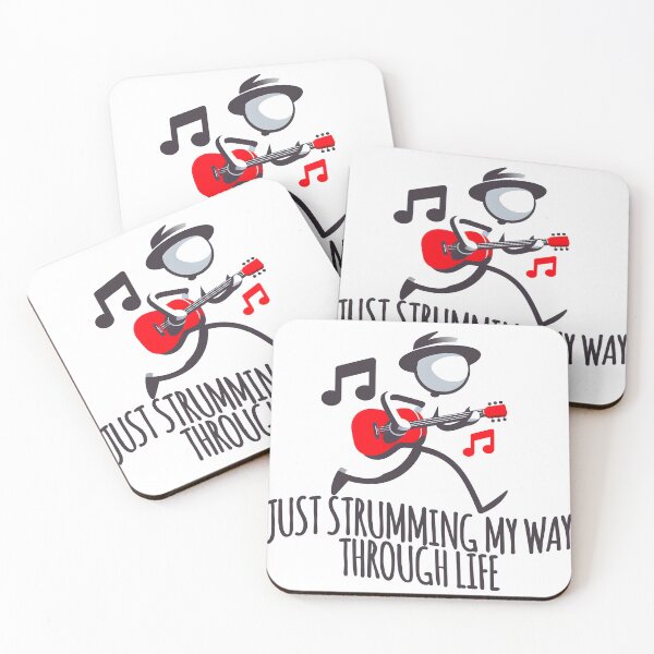 Item preview, I'm Just Strumming Through Life | Music Lover Gift designed and sold by Creatise.