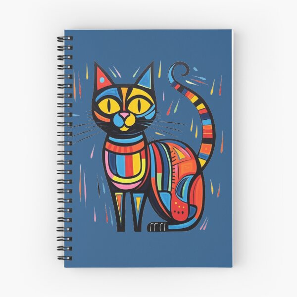 Item preview, Abstract multicolored cat designed and sold by aghnadarragh.