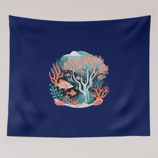 Item preview, Reef Illustration designed and sold by Corner-Distro.
