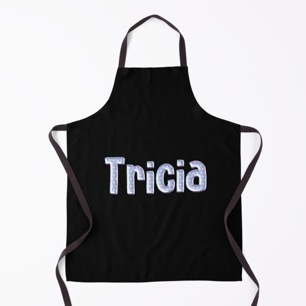 Item preview, Blue Love Tricia Name Label (Black) designed and sold by NormadWorld.