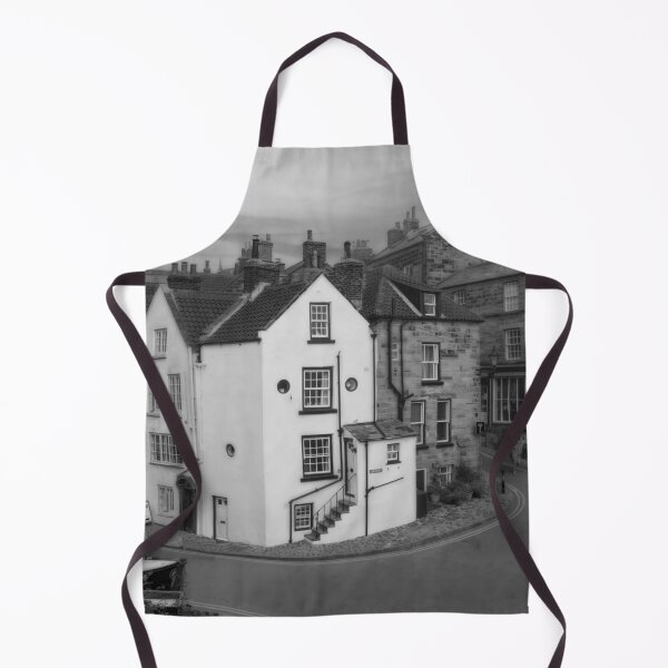 Item preview, Higgledy Piggledy Robin Hoods Bay BW designed and sold by Alisonchambers2.
