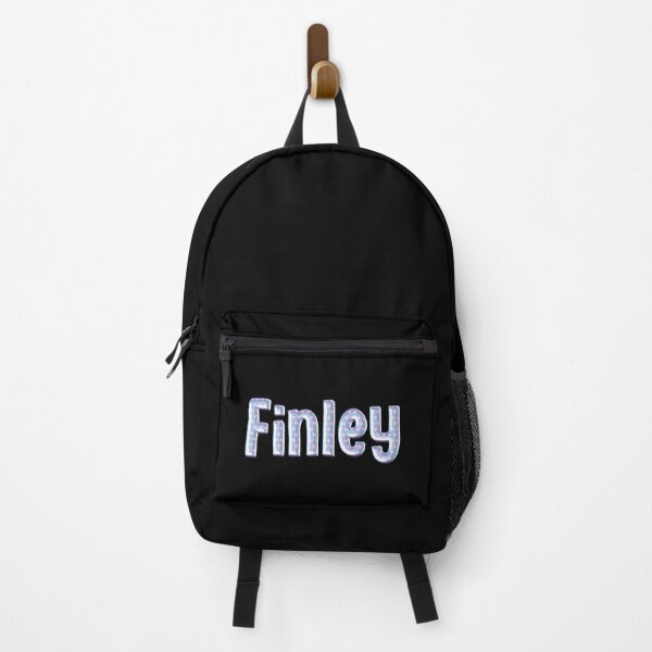 Item preview, Blue Love Finley Name Label (Black) designed and sold by NormadWorld.