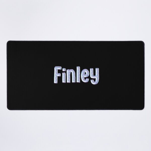 Item preview, Blue Love Finley Name Label (Black) designed and sold by NormadWorld.