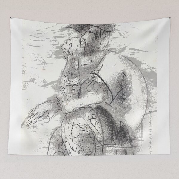 Item preview, The thinker and his markings designed and sold by gordonartist1.