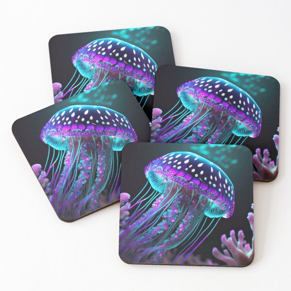 Item preview, Purple Neon Jellyfish  designed and sold by JohnXD247.