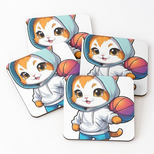Item preview, Basketball player cat designed and sold by wplamkung.
