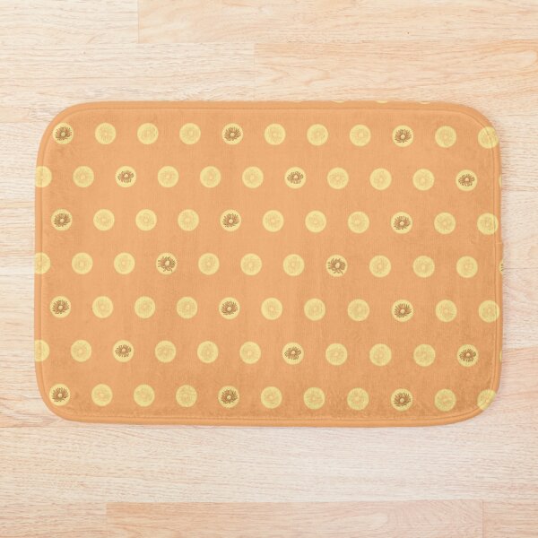 Item preview, Orange Chamomile - polka dot floral pattern designed and sold by PP-Patterns.