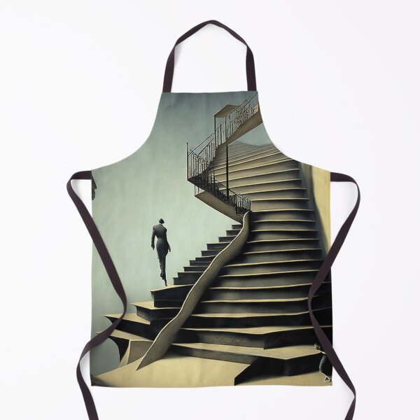Item preview, [AI Art] Stairways, inspired by the works of a surrealist master designed and sold by Sissle.