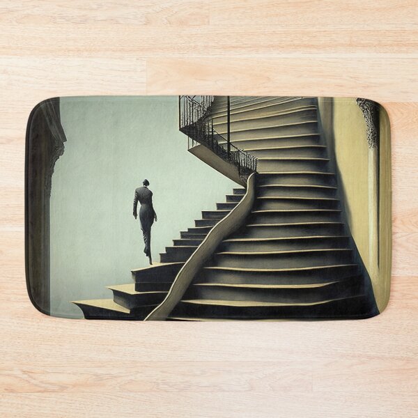 Item preview, [AI Art] Stairways, inspired by the works of a surrealist master designed and sold by Sissle.