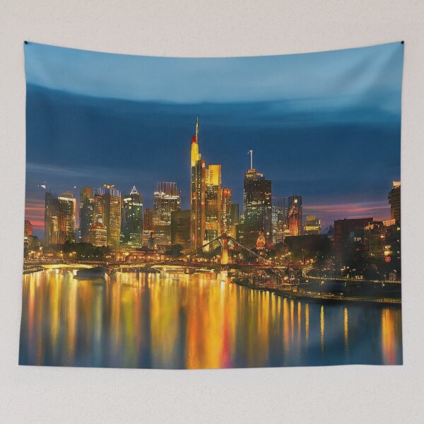 Item preview, Painting of the Skyline of Frankfurt, Germany designed and sold by Delemore Art.