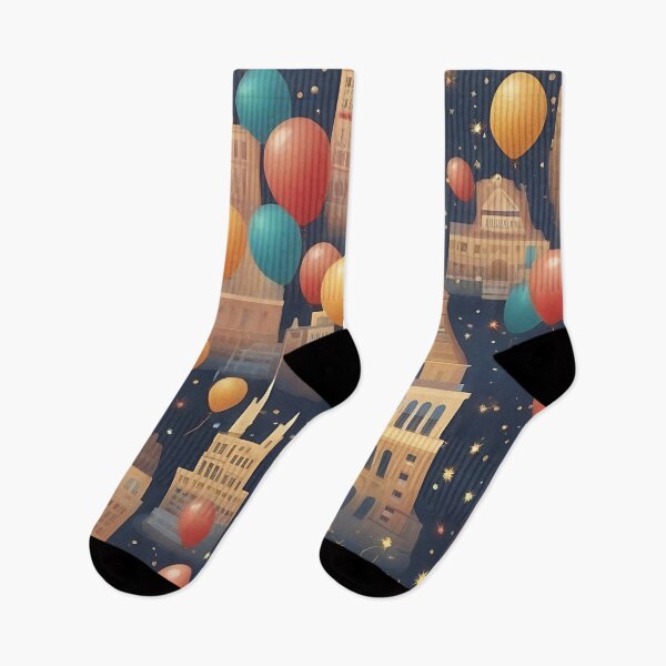 Item preview, Town in celebrate night designed and sold by KiraChie.
