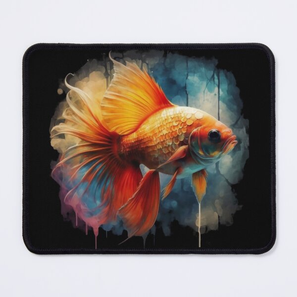 Item preview, Glow of Aquatic Beauty: Golden Fish designed and sold by FreshArtFusion.