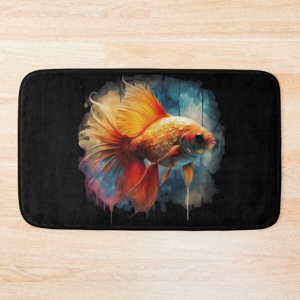 Item preview, Glow of Aquatic Beauty: Golden Fish designed and sold by FreshArtFusion.