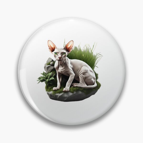 Item preview, Beautiful White Sphynx cat designed and sold by Kaleddis.