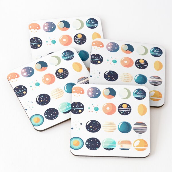 Item preview, Colorful cosmic planets designed and sold by yumi86.