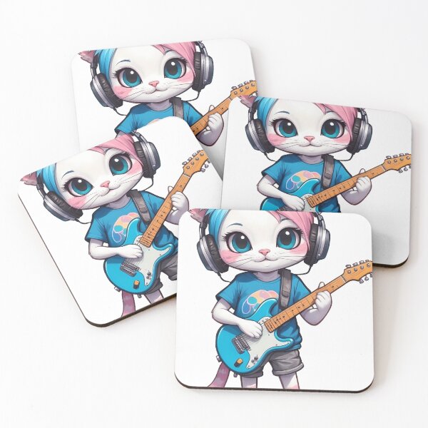 Item preview, World cat day playing the guitar designed and sold by wplamkung.
