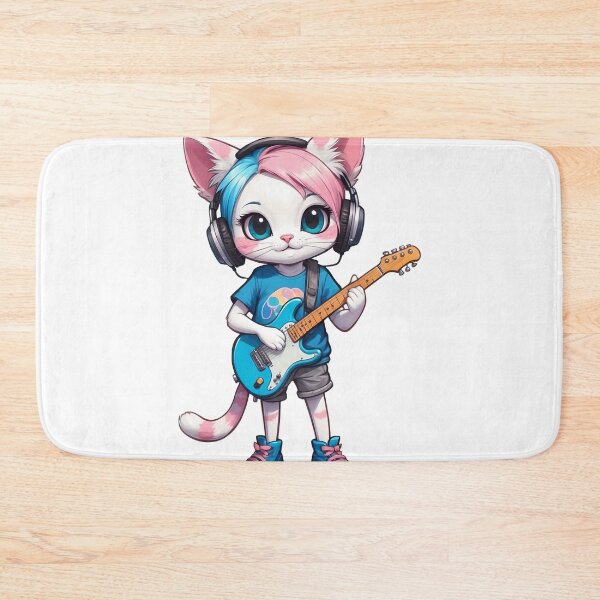 Item preview, World cat day playing the guitar designed and sold by wplamkung.