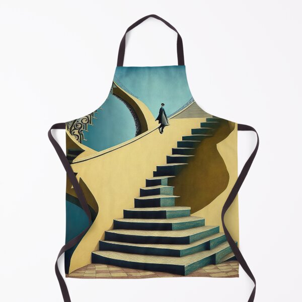Item preview, [AI Art] Stairways, inspired by the works of a surrealist master designed and sold by Sissle.