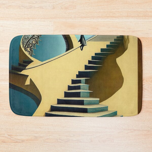 Item preview, [AI Art] Stairways, inspired by the works of a surrealist master designed and sold by Sissle.