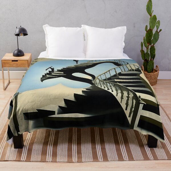 Item preview, [AI Art] Stairways, inspired by the works of a surrealist master designed and sold by Sissle.
